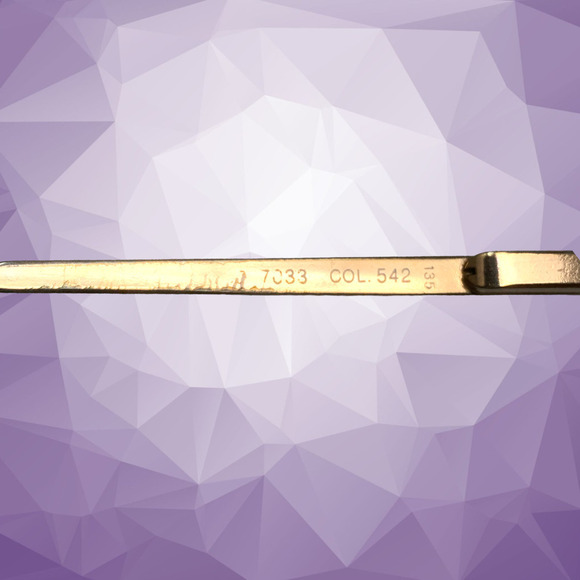 Vtg 80's Marchon Marcolin Fantasy Eyeglass Frames Only Purple & Gold Enamel 7033 - Picture 9 of 11